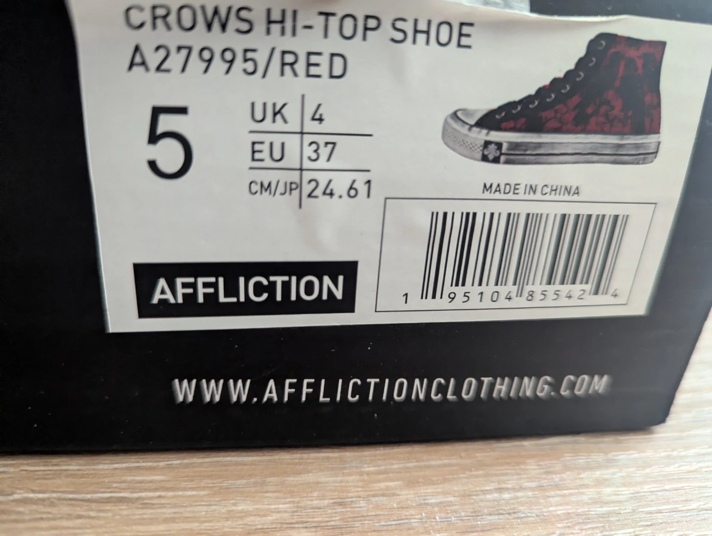 Affliction Crow Hi Tops - photo 3