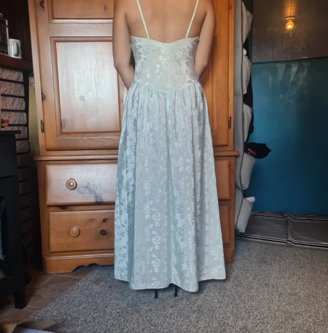 🏆ST MICHAEL (UK) Light Blue Floral Maxi Dress - photo 2