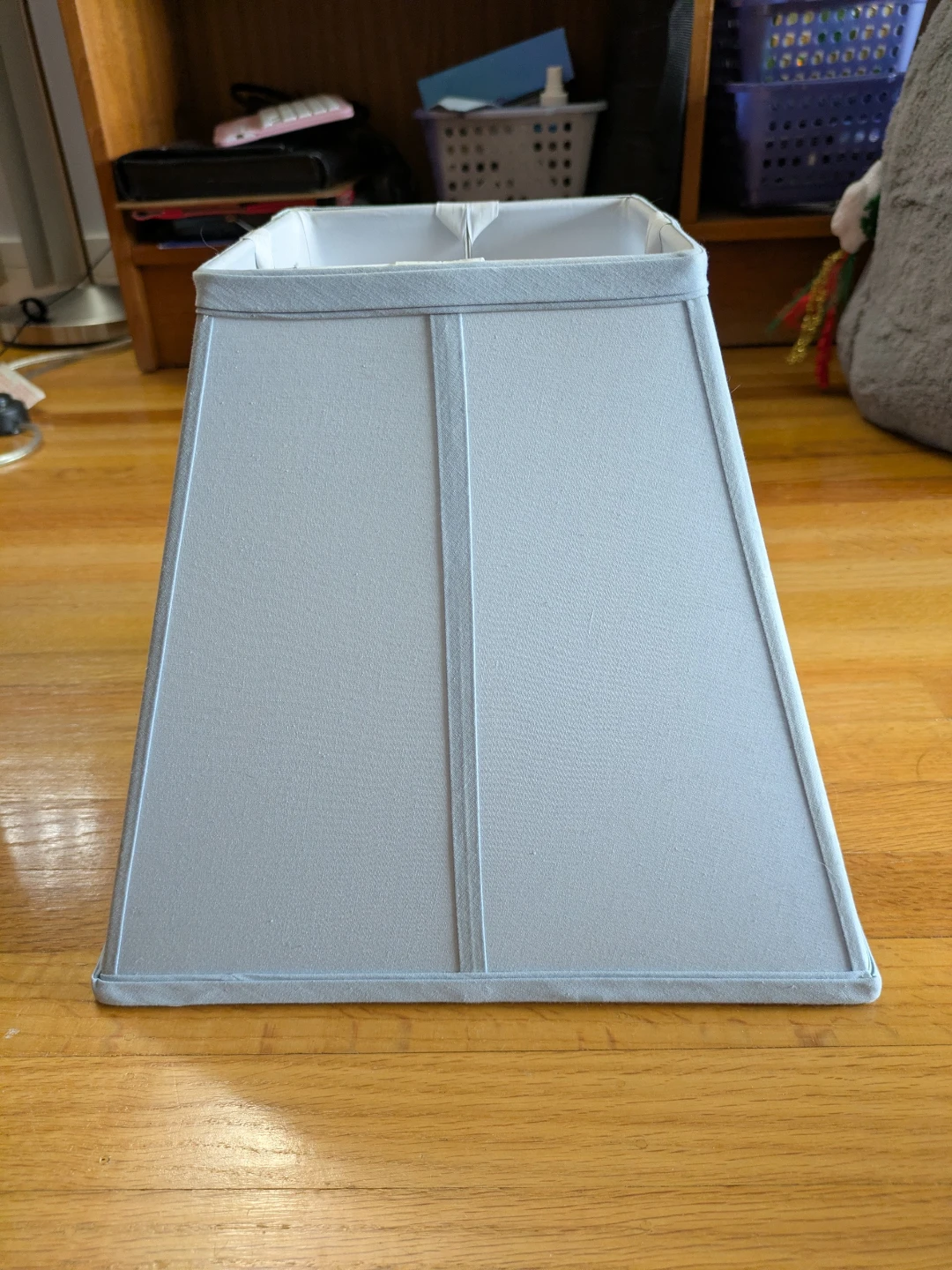 Light Grey Fabric Lampshade - photo 2