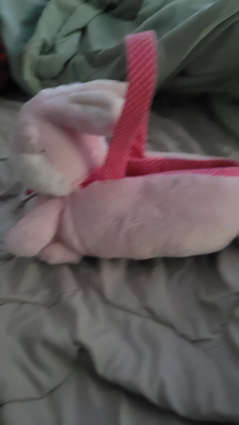 🏆Plush Pink Bunny Easter Basket - photo 4