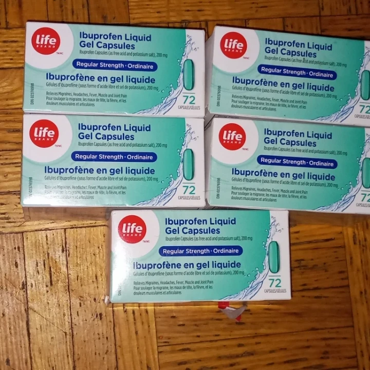 LB Ibuprofen Liquid Gel Capsules