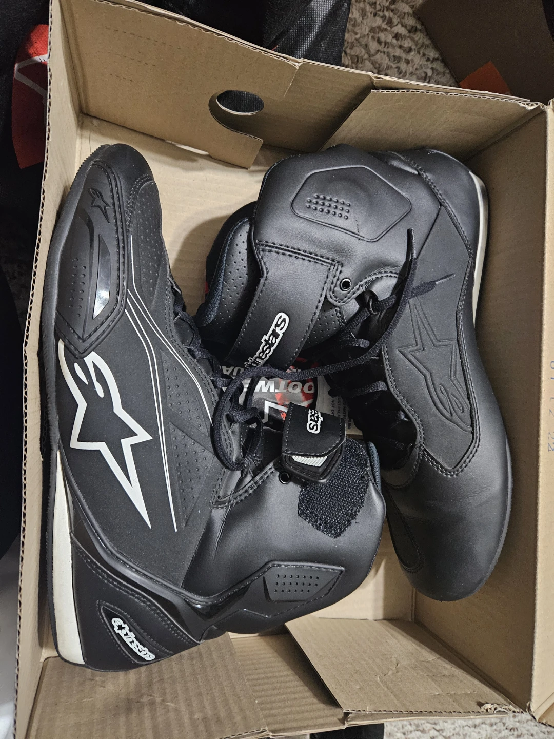 Alpinestars Faster-3 Shoes - Black - Size 12 - photo 2