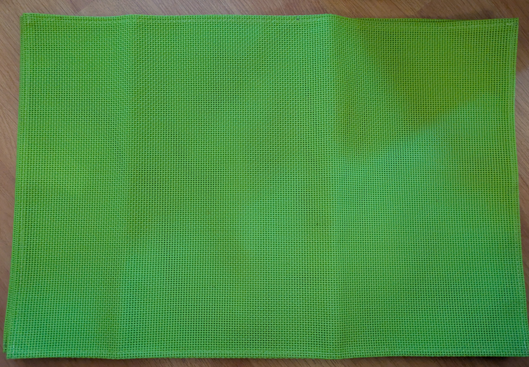 🏆 Set of 6 Lime green mesh-like placemats