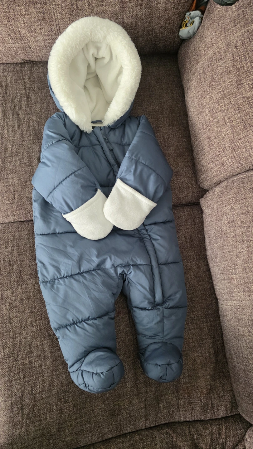George. Baby Snowsuit - Blue, 3-6 Months