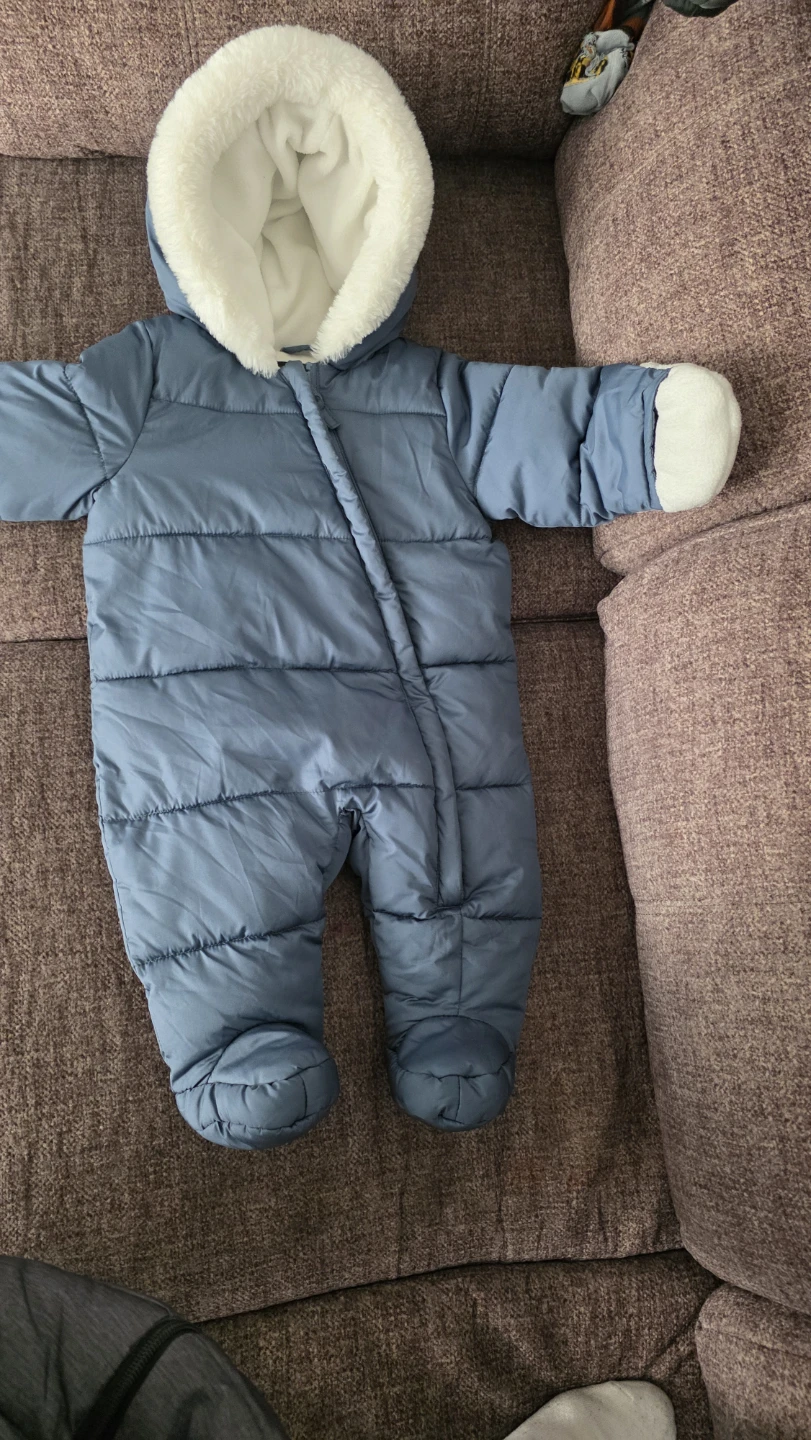 George. Baby Snowsuit - Blue, 3-6 Months - photo 2