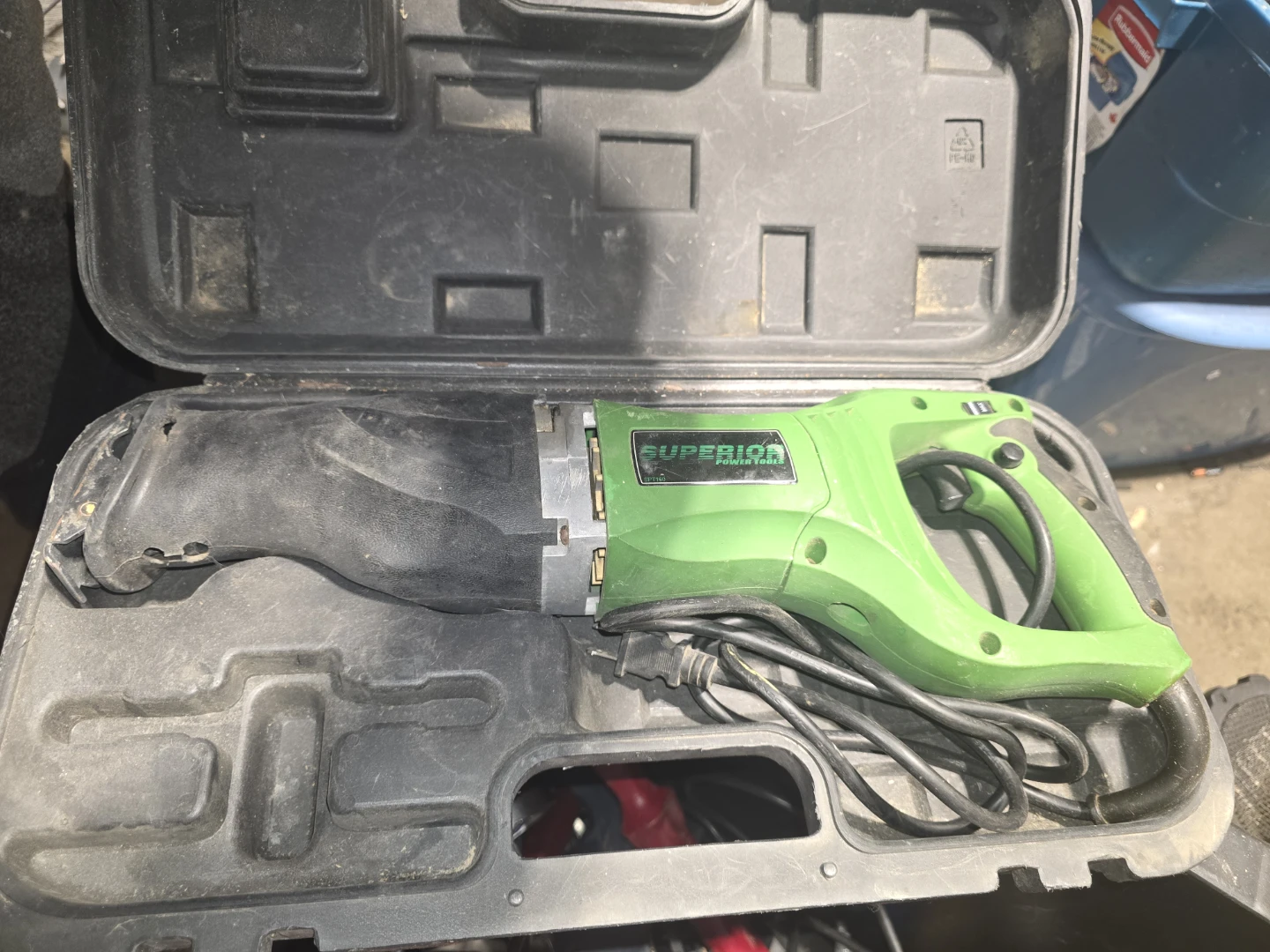Superior Power Tools Reciprocating Saw with Case - photo 2