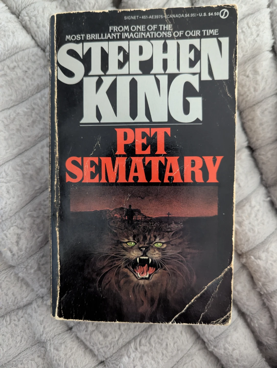 Stephen King Pet Sematary Paperback Book