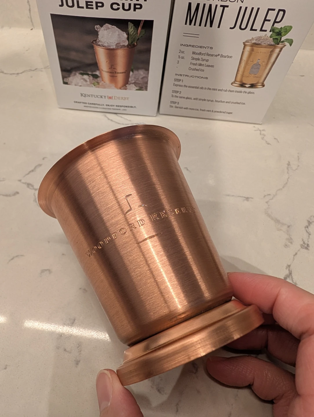 $20 for 3 Woodford Reserve Copper Mint Julep Cup - photo 2