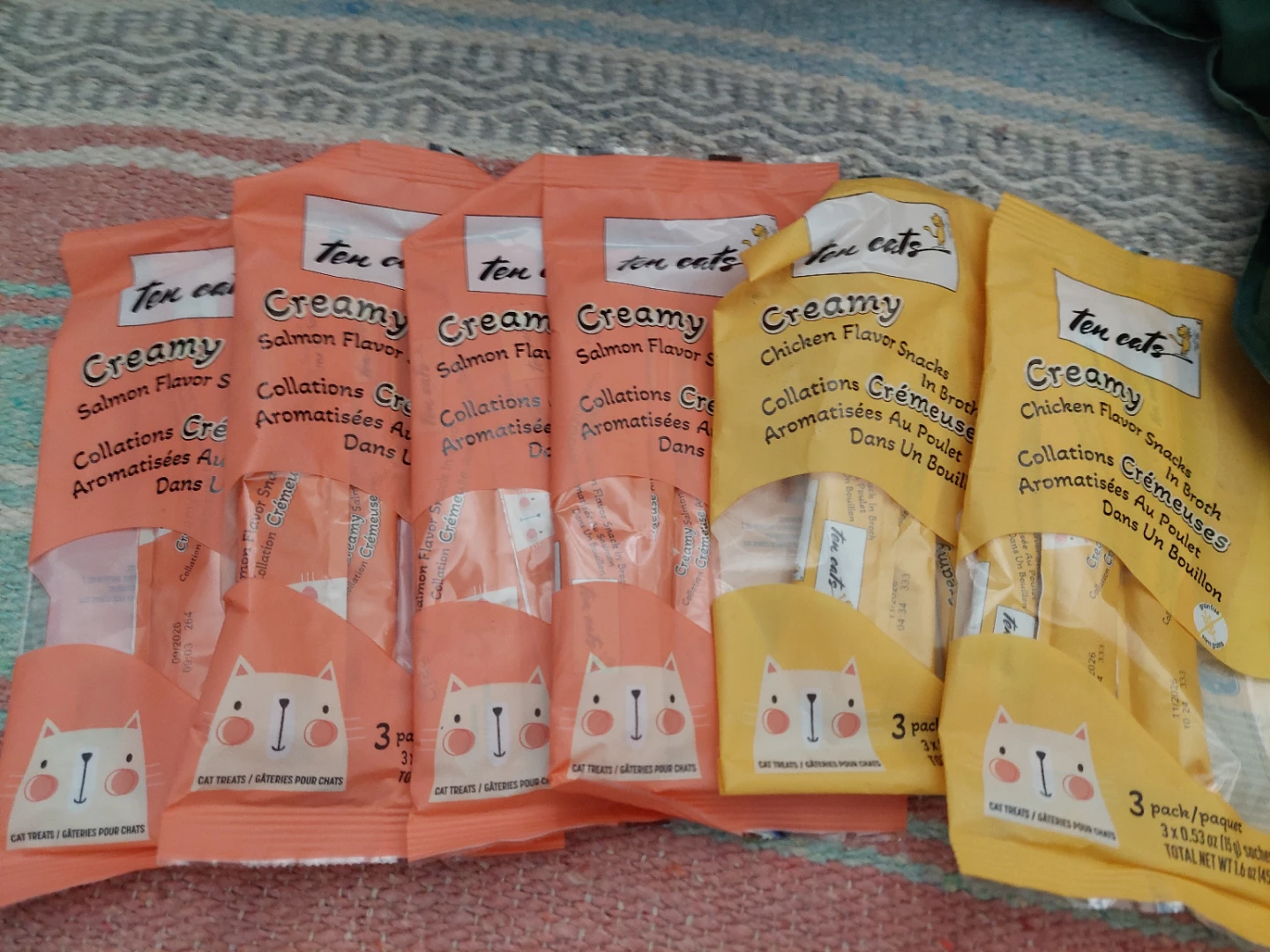 Ten Cats Creamy Cat Treats - Salmon & Chicken Flavors