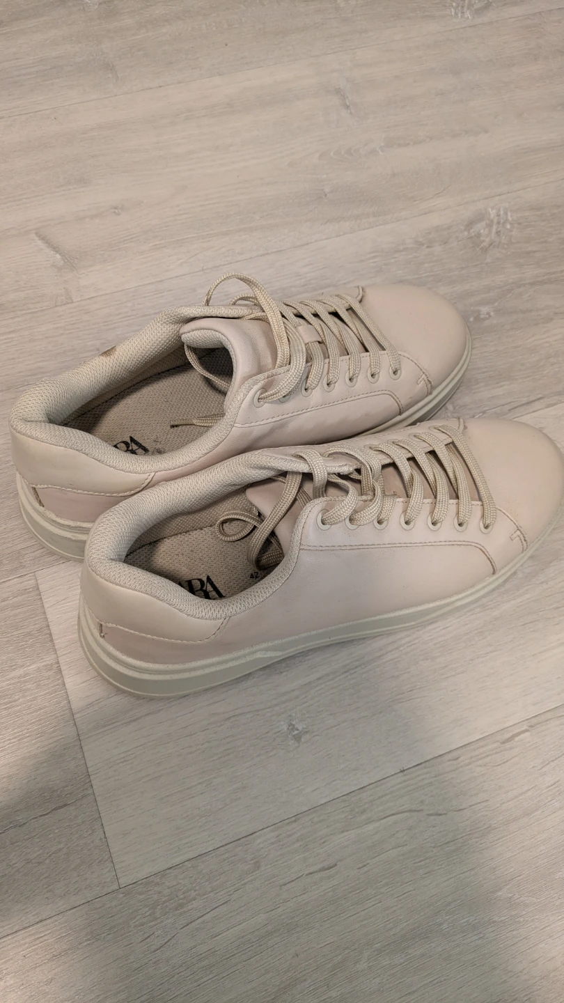 Zara Beige Sneakers Size 42