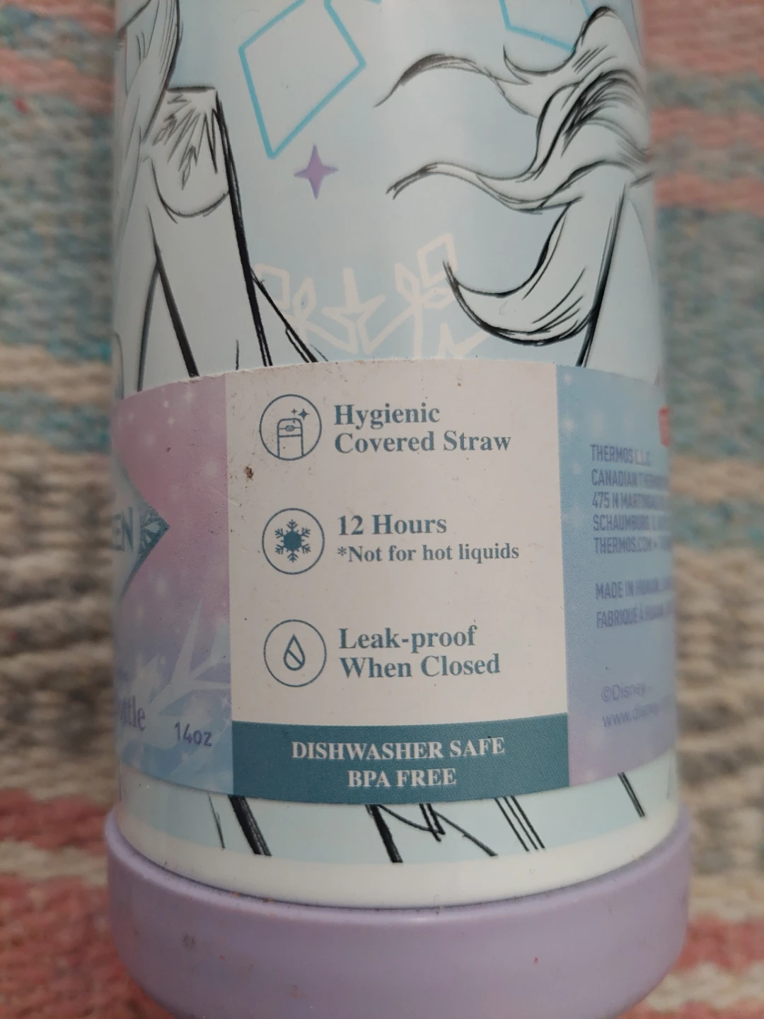 Disney Frozen Water Bottle 14oz - photo 2