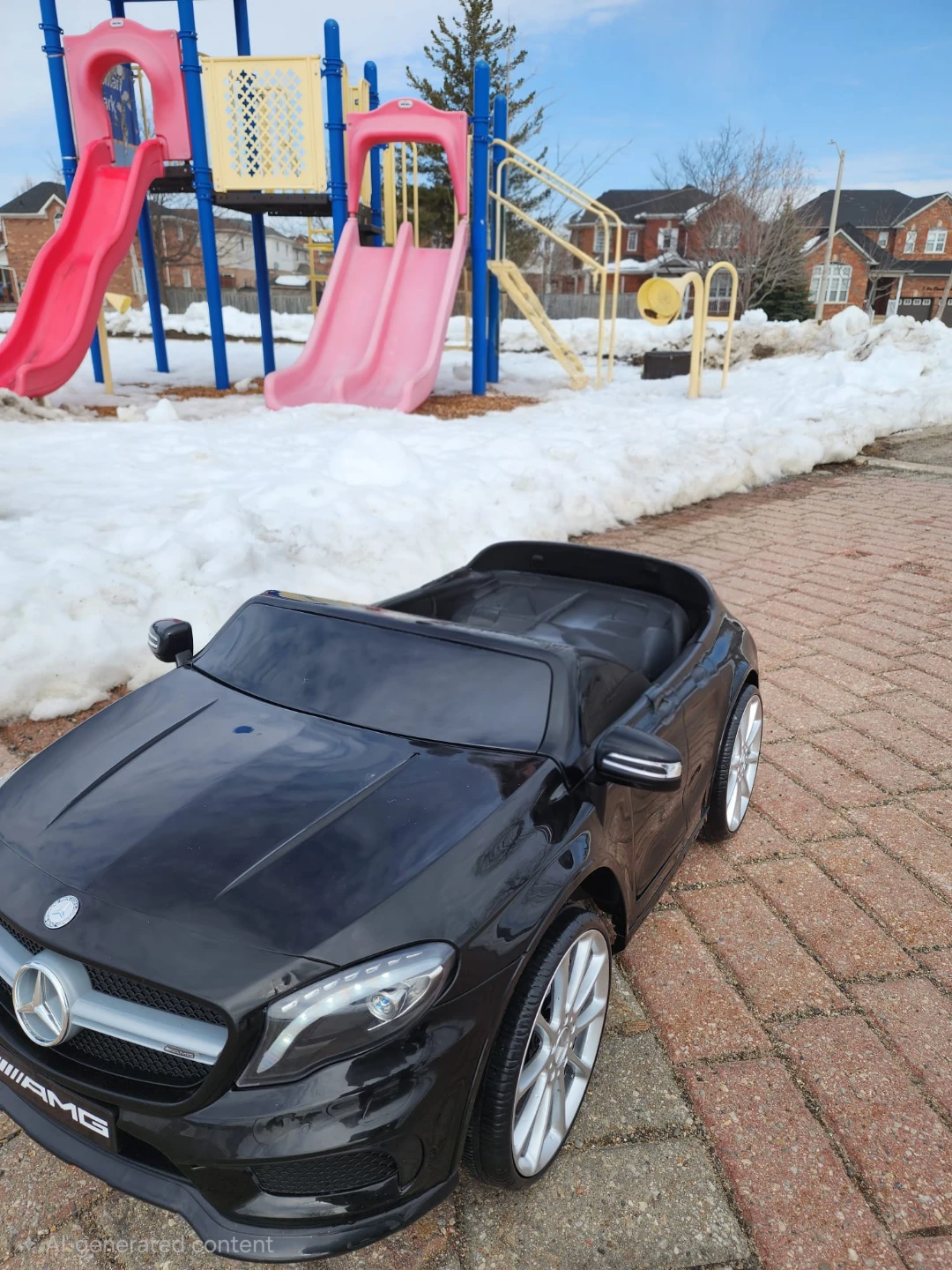 Kids Black Mercedes-Benz Ride-On Car