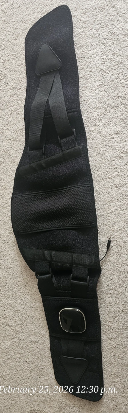 Adjustable Heated Back Brace with Digital Display - photo 2