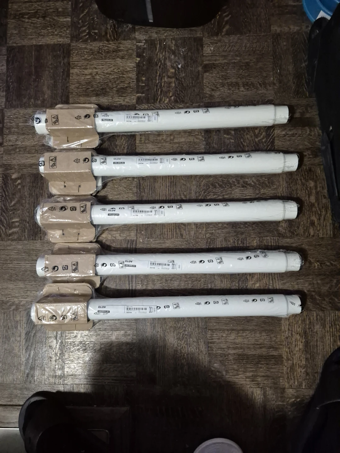 IKEA OLOV Adjustable Legs (Set of 5) NEW