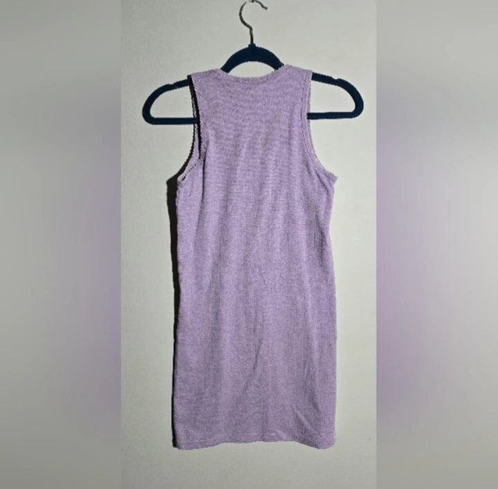 La Vie en Rose Purple Ribbed Tank Top Size XS/P - photo 2
