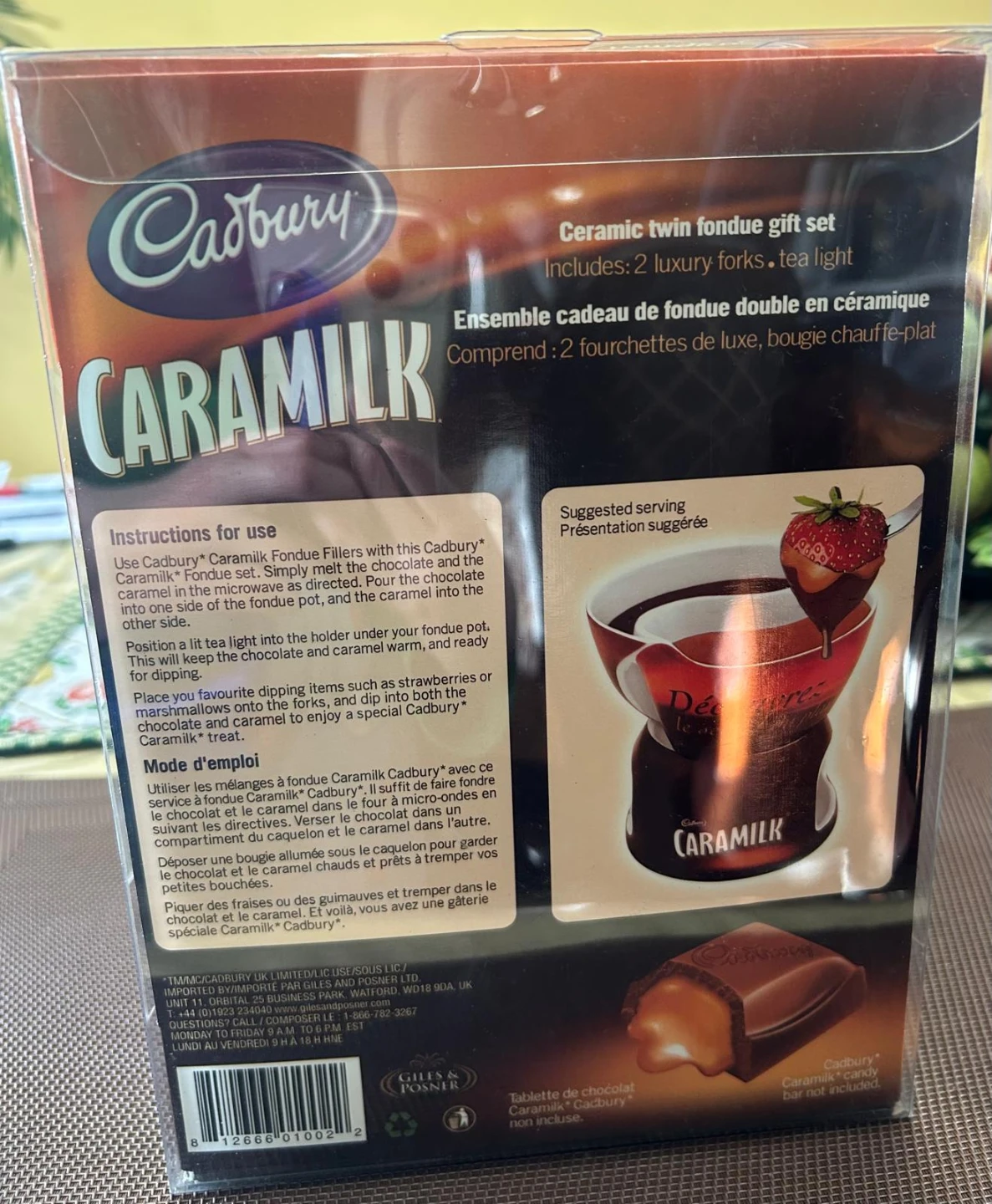 Cadbury Caramilk Ceramic Twin Fondue Gift Set - photo 2