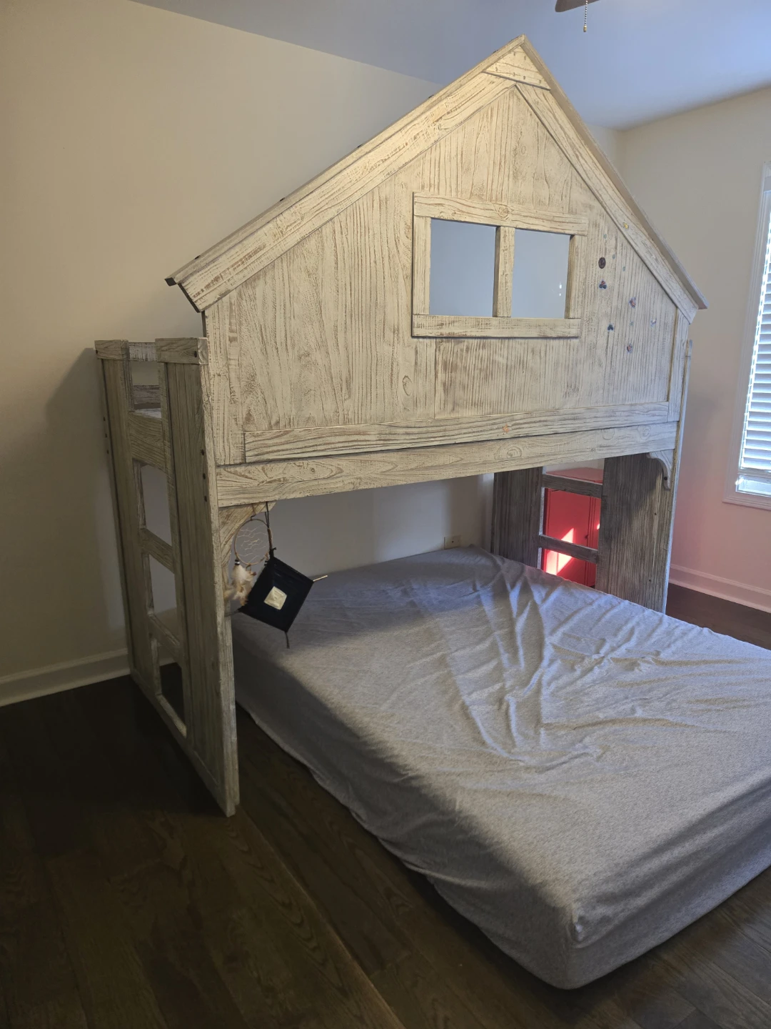 Donco Kids "007 Club House" Loft Bed - White Wood Finish