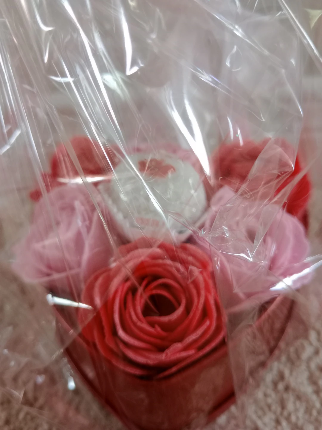 Heart-shaped Soap Flower Gift Set - photo 2