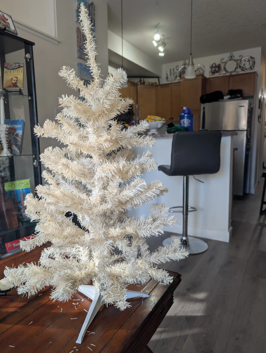 White Artificial Christmas Tree