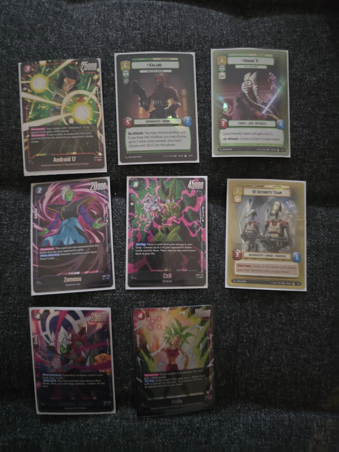 Dragon Ball Super Card Game Lot