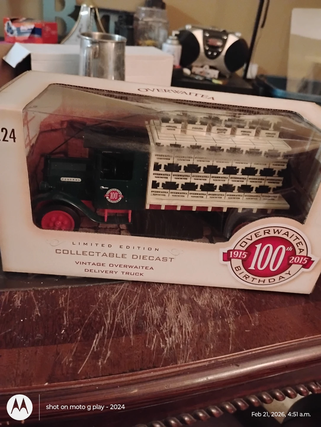 100th birthday limited edition delivery truck