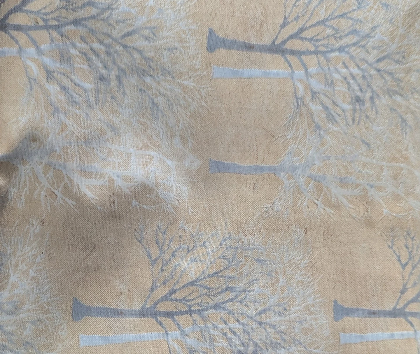 3 Curtains with Tree Pattern - photo 3