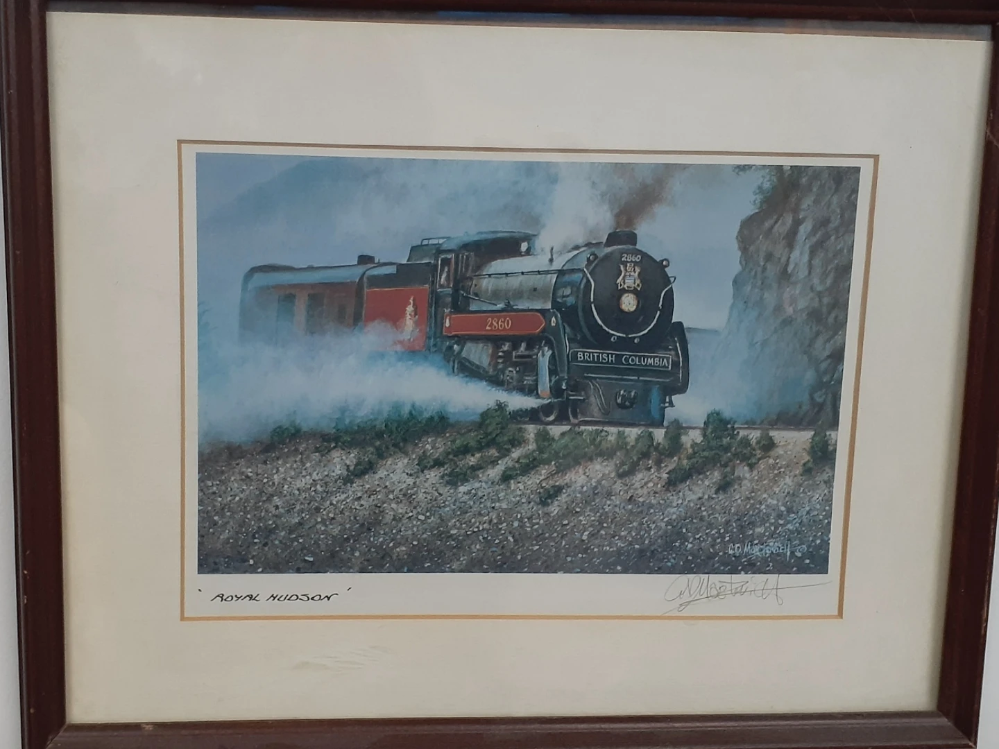 Royal Hudson 2860 Framed Print