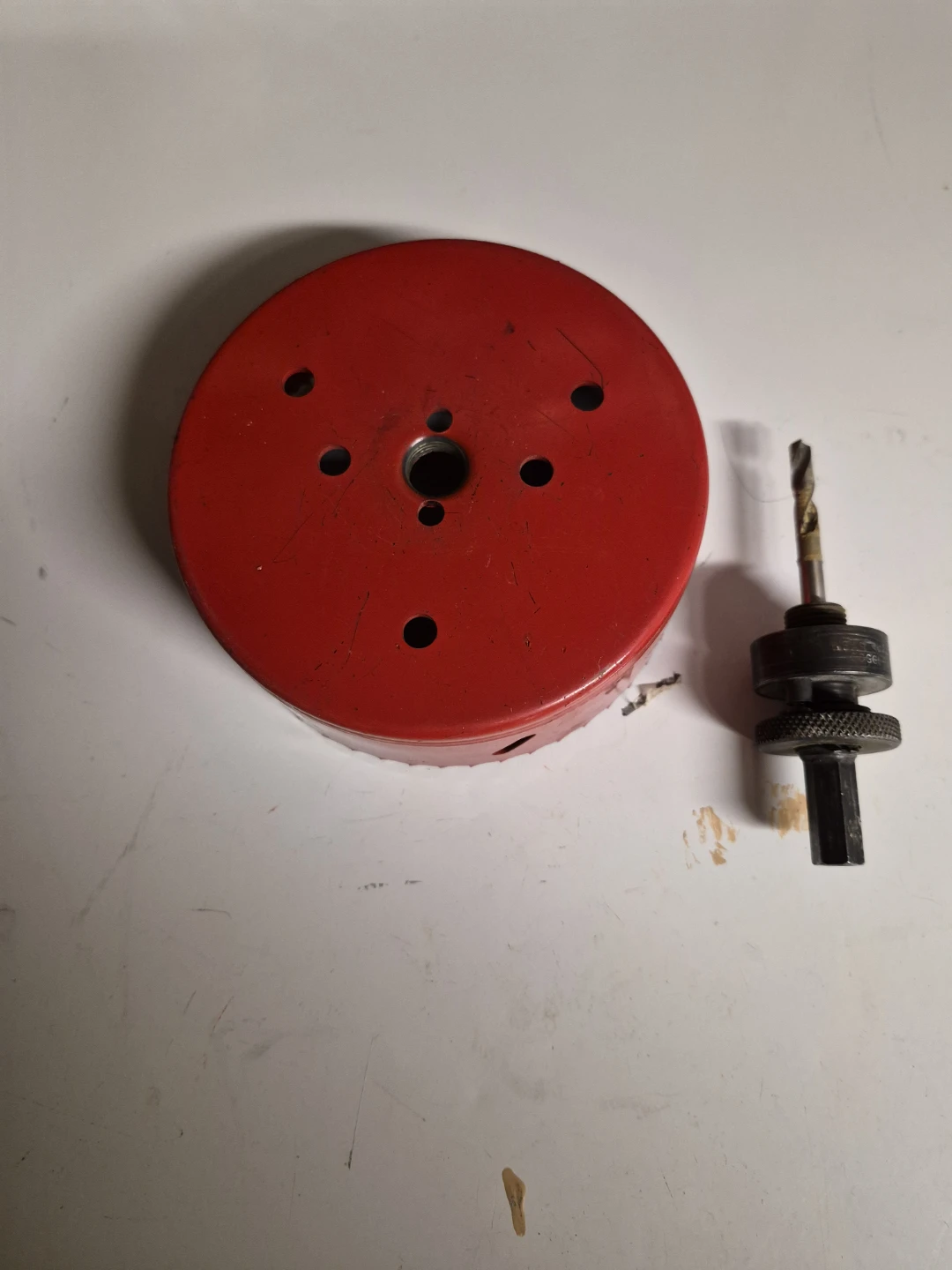 5.5" Large Hole Saw with arbor