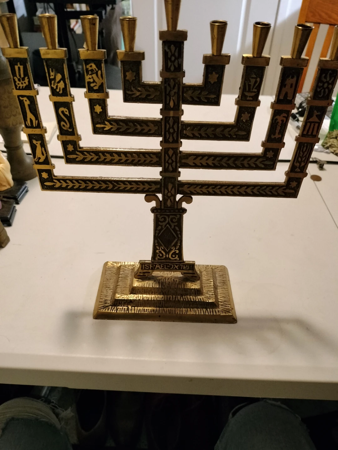 Brass Menorah - Made in Israel