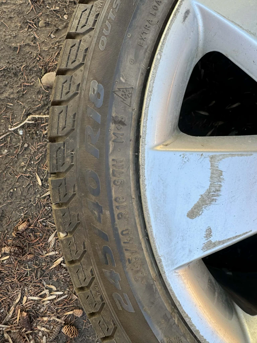 AUDI RIMS AND TIRES  245/40 R18 - photo 2