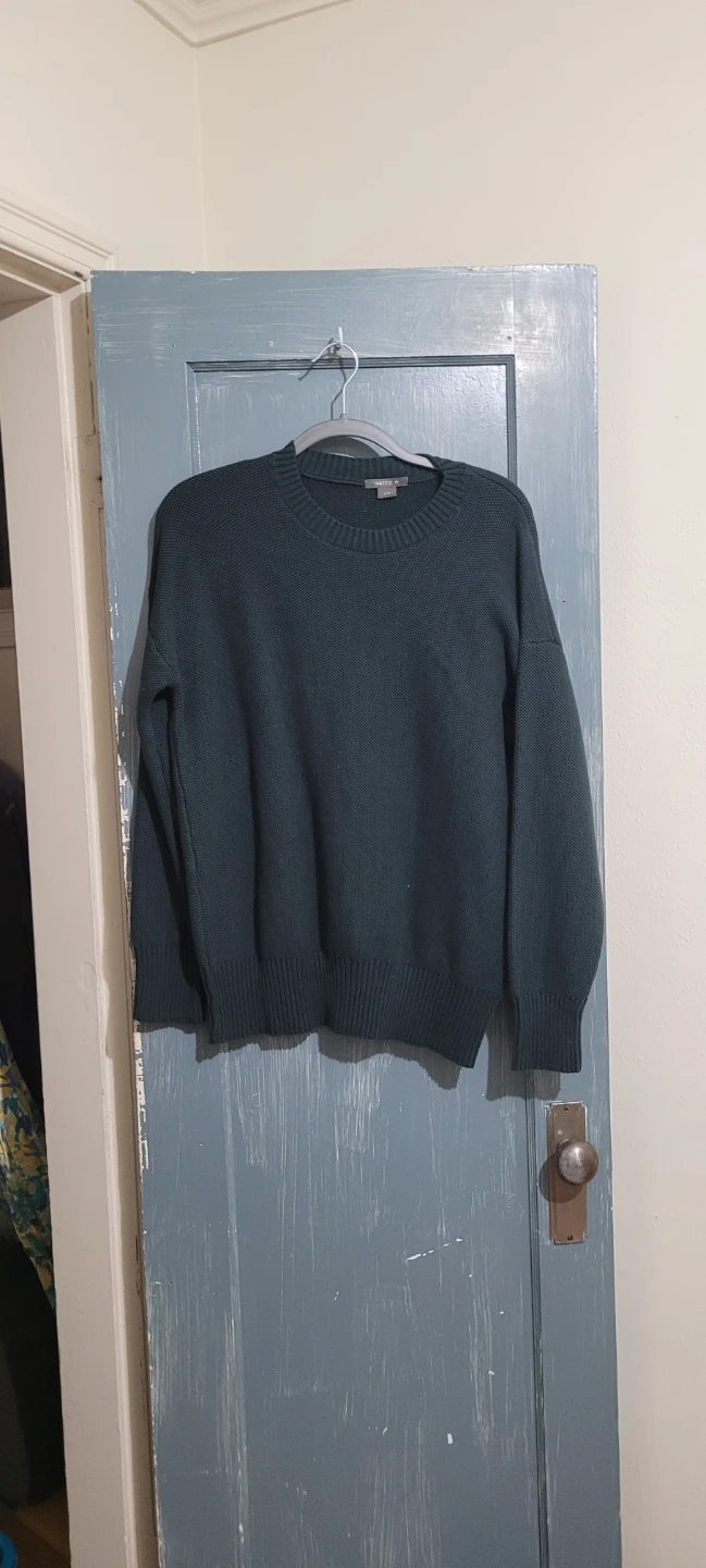 Mattie M. Men's Green Sweater Size L