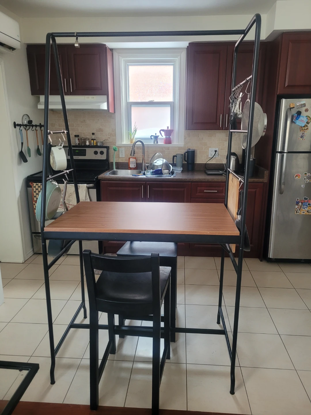 Bar height kitchen table with chairs - photo 2