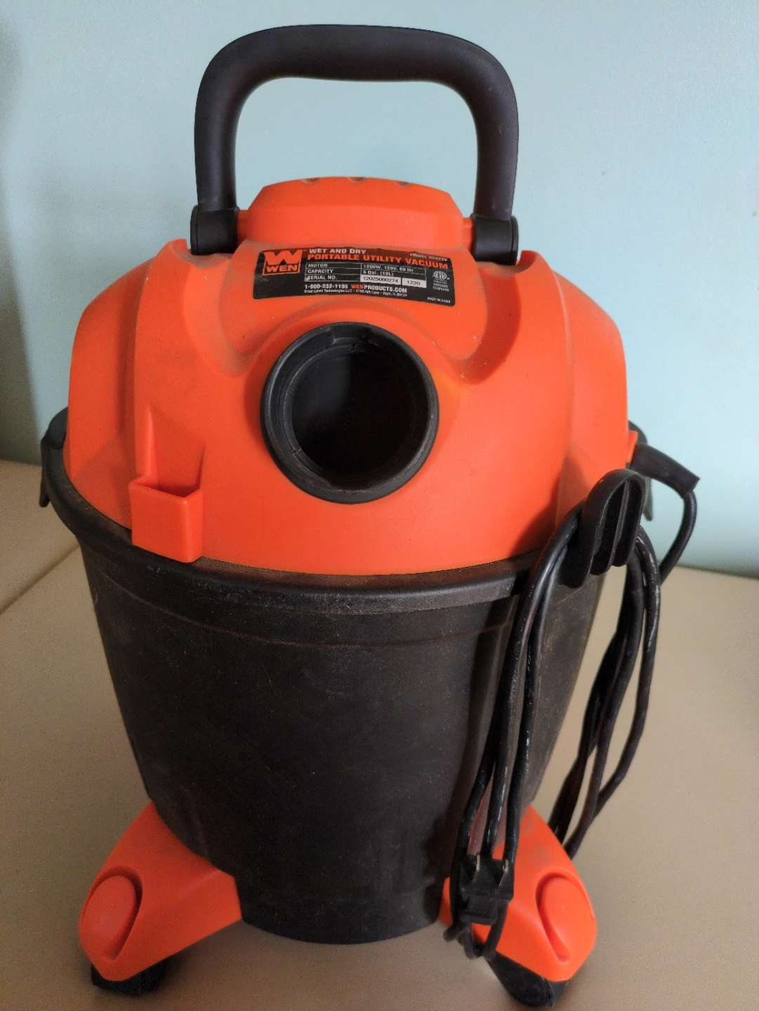 WEN Wet and Dry Portable Utility Vacuum