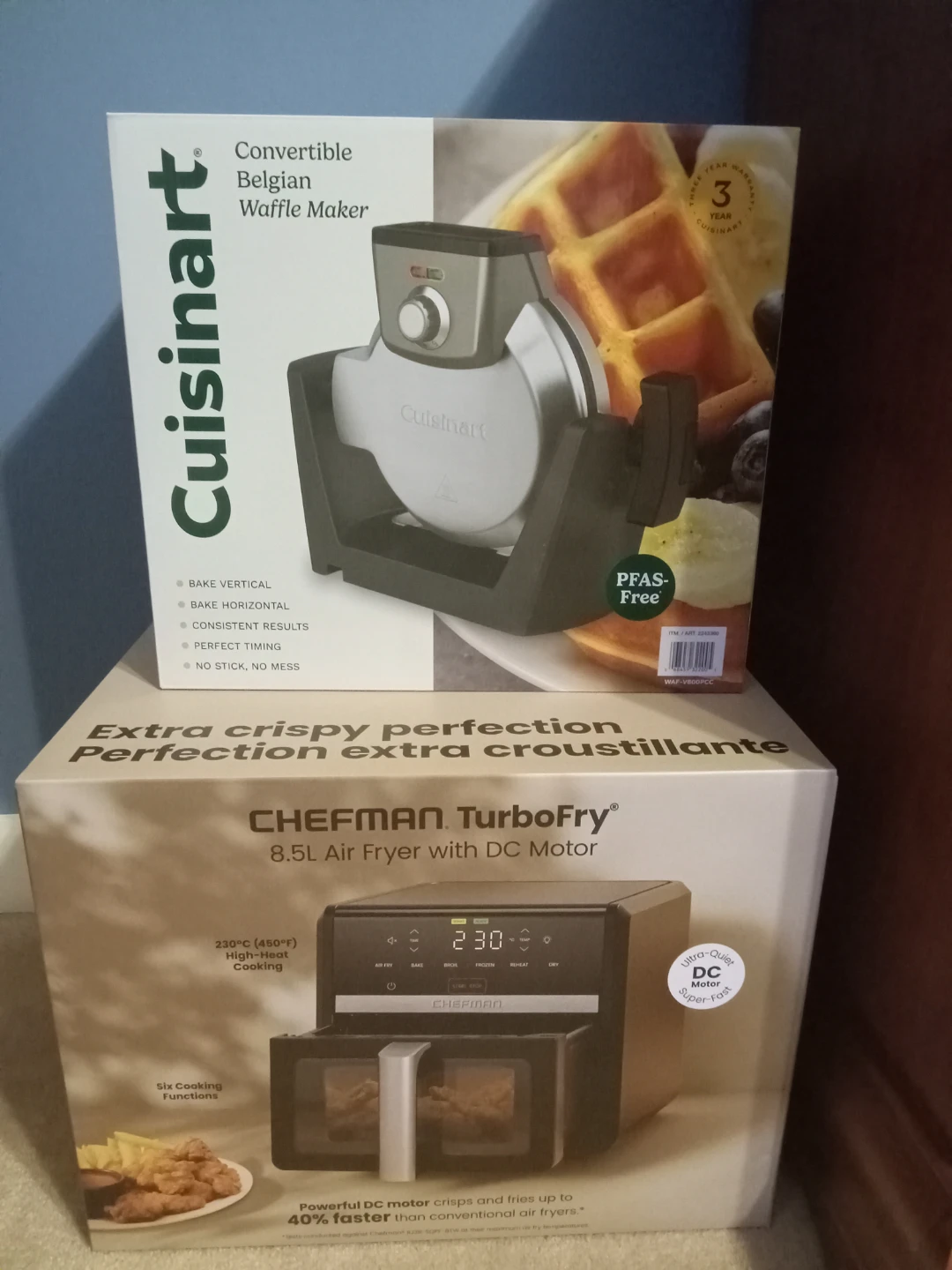 Cuisinart Waffle Maker & Chefman Air Fryer *BRAND NEW*