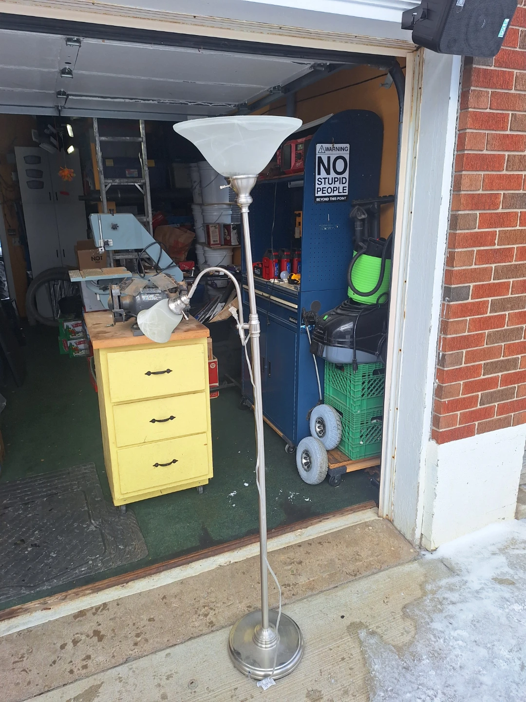 Floor Lamp with Adjustable Reading Light - photo 2