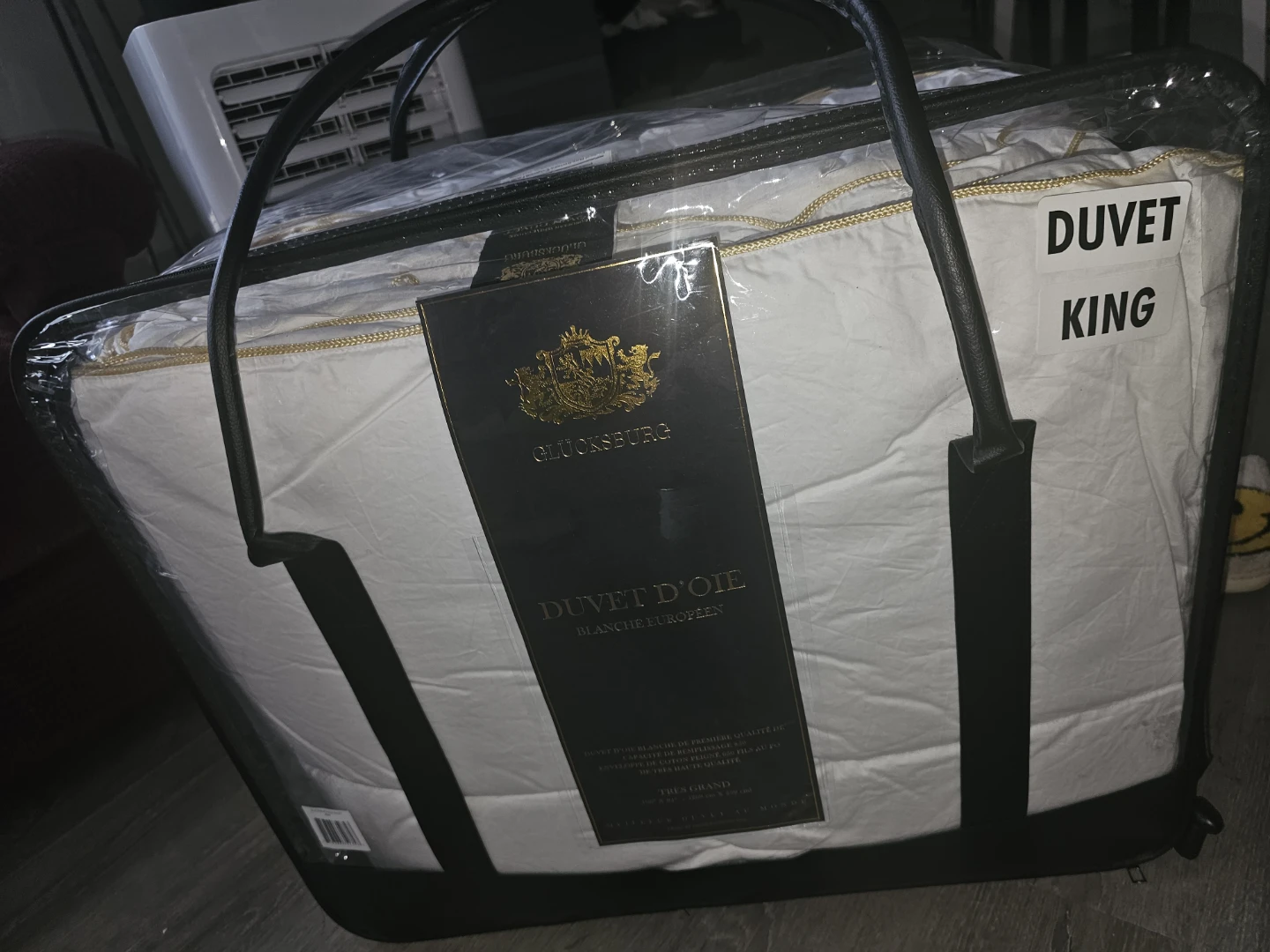 GLUCKSBURG King Duvet D'Oie Blanche European