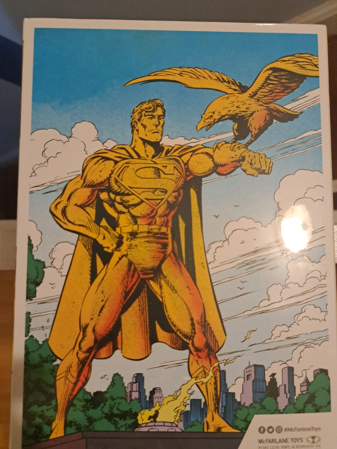 McFarlane Gold Label DC Superman Centennial Park Tribute Statue