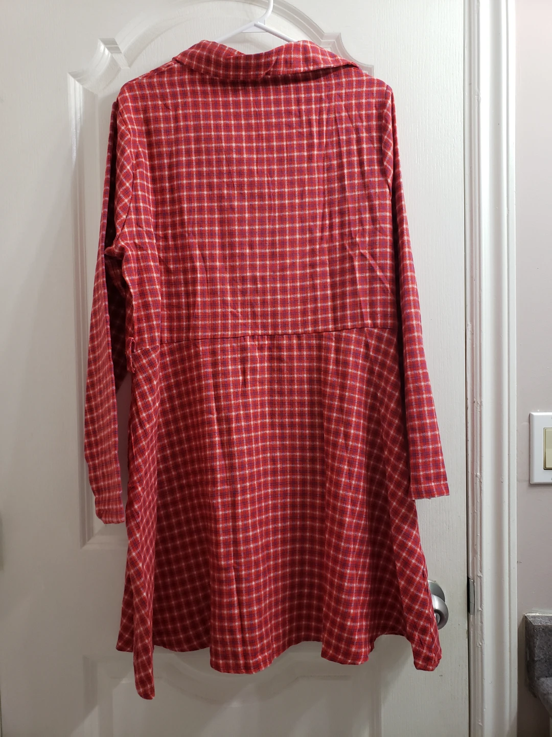 FancyInn Plaid Shirt Dress.new.Large size - photo 2