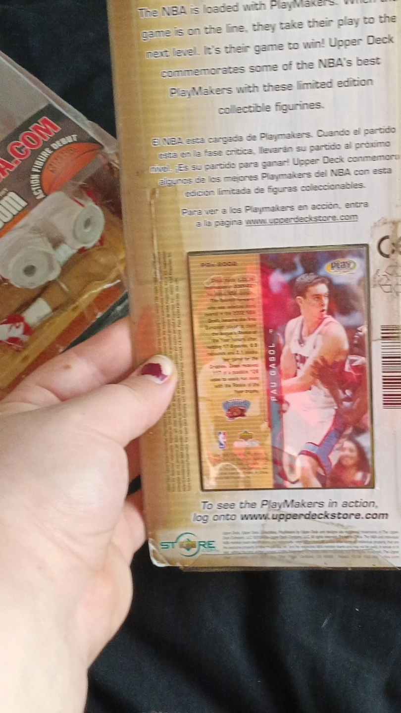 Upper Deck Pau Gasol NBA Playmaker Action Figure - photo 2