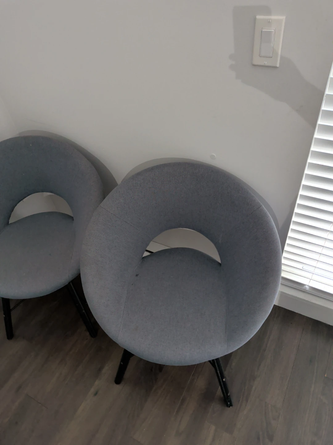 Grey Accent Chairs - Set of 2 - photo 2