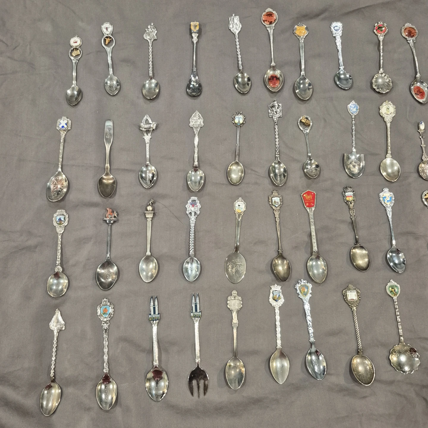 83 Collection of Souvenir Spoons