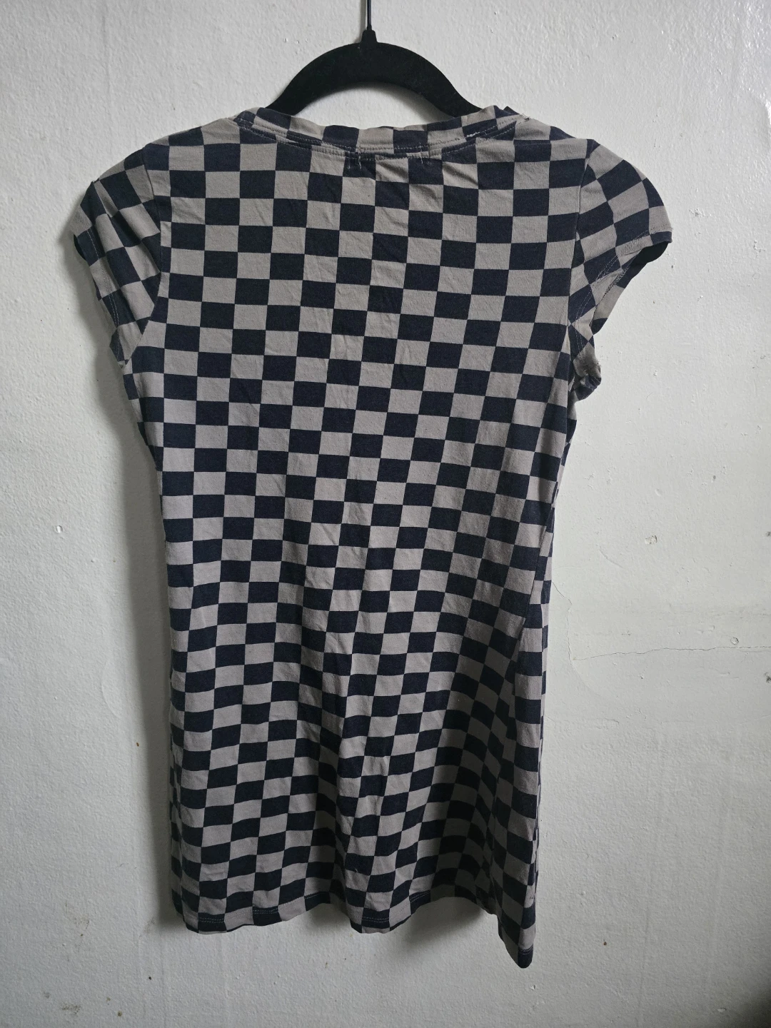 Women's Checkerboard Print T-Shirt