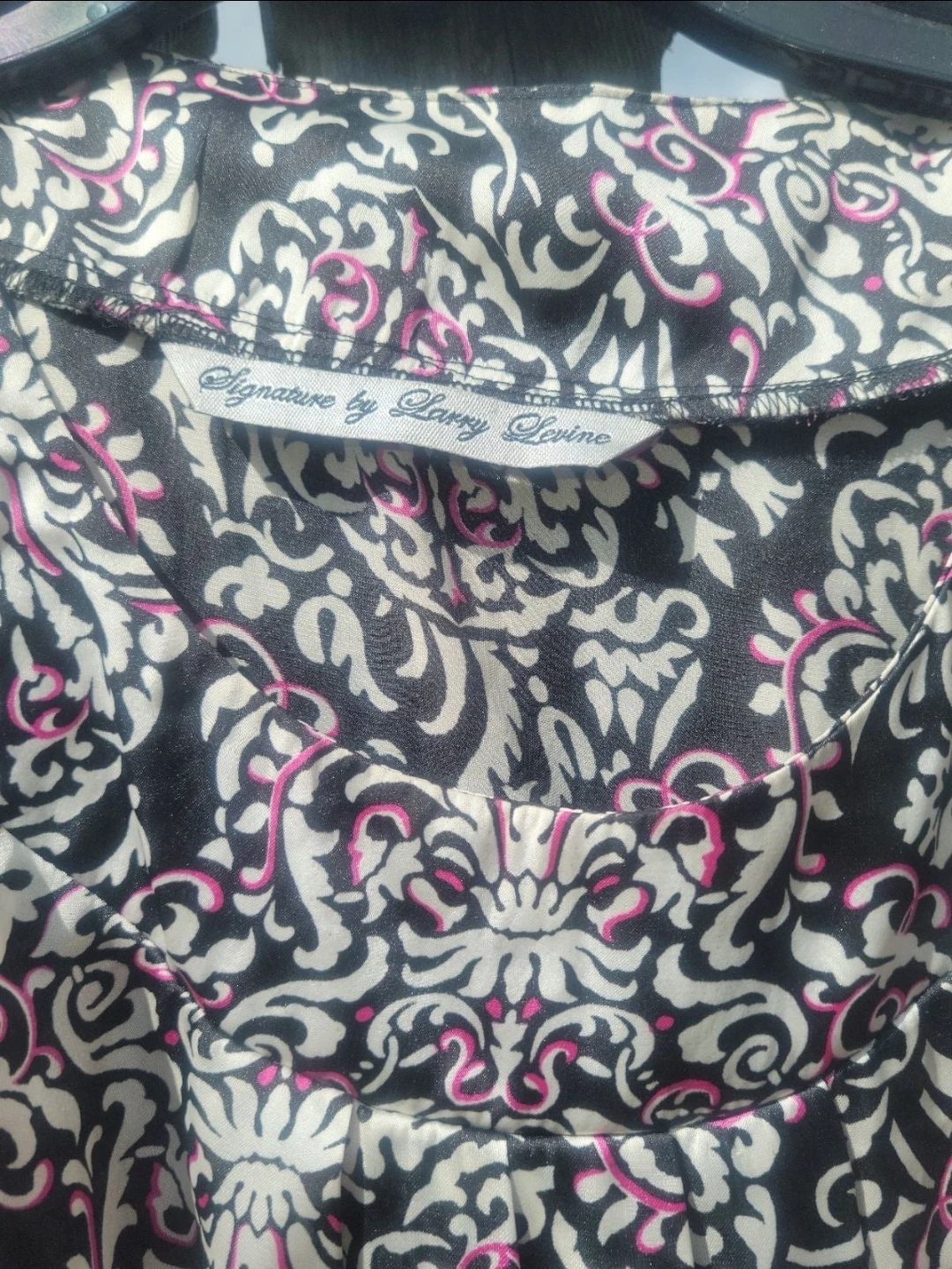 Signature by Larry Levine Sleeveless Print Top - photo 2