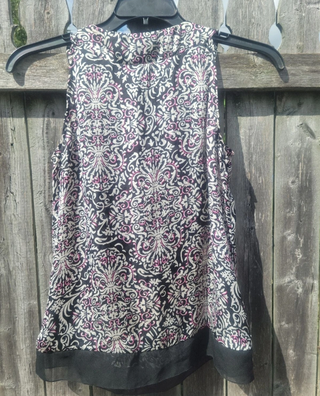 Signature by Larry Levine Sleeveless Print Top - photo 3