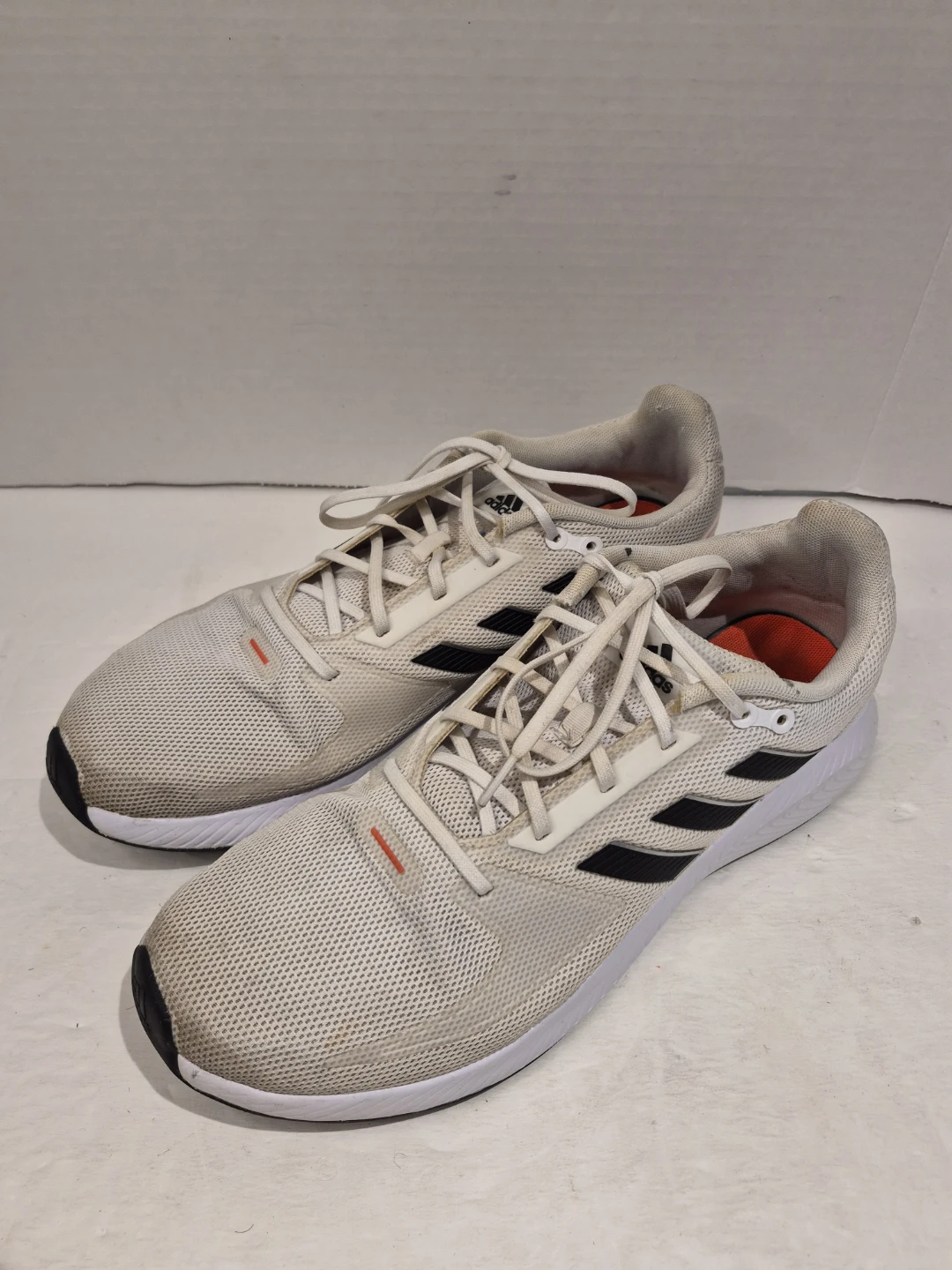 Adidas White & Black Running Shoes - photo 2