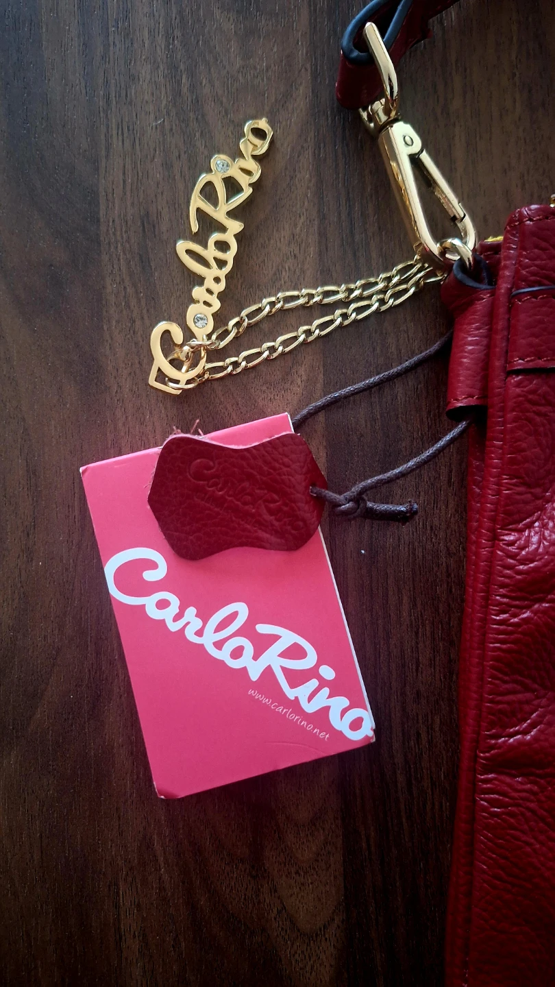 Carla Rino Leather Crossbody Bag - Red - photo 3