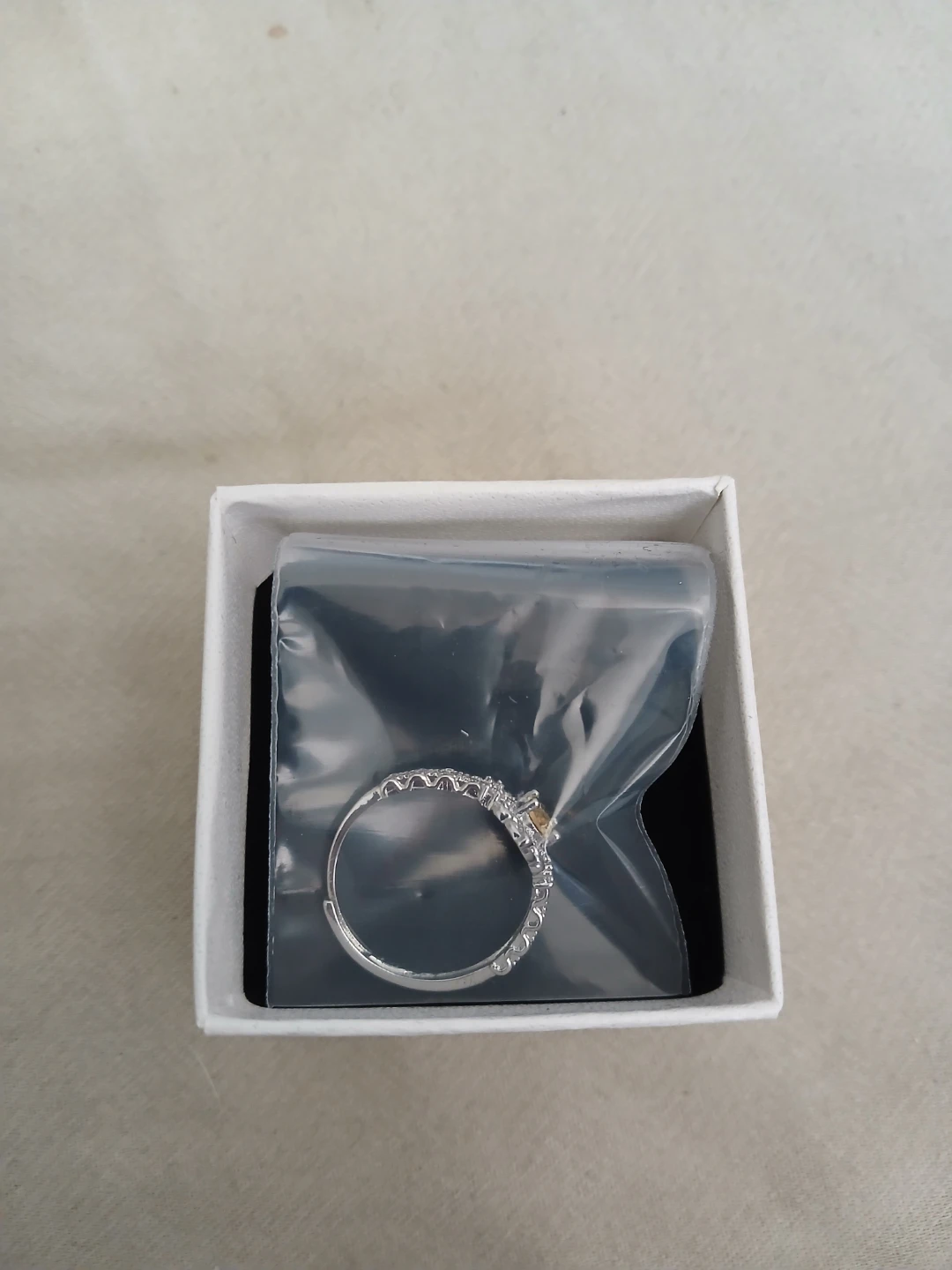 925 Silver And Citrine 1 Carat Adjustable Ring - photo 3