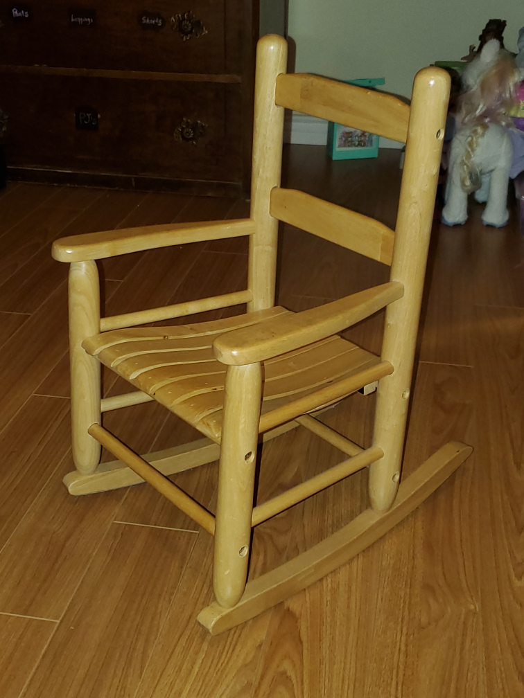 Wooden Kids Rocking Chair - photo 3
