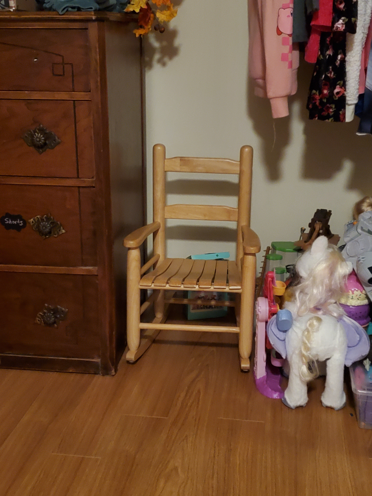 Wooden Kids Rocking Chair - photo 4