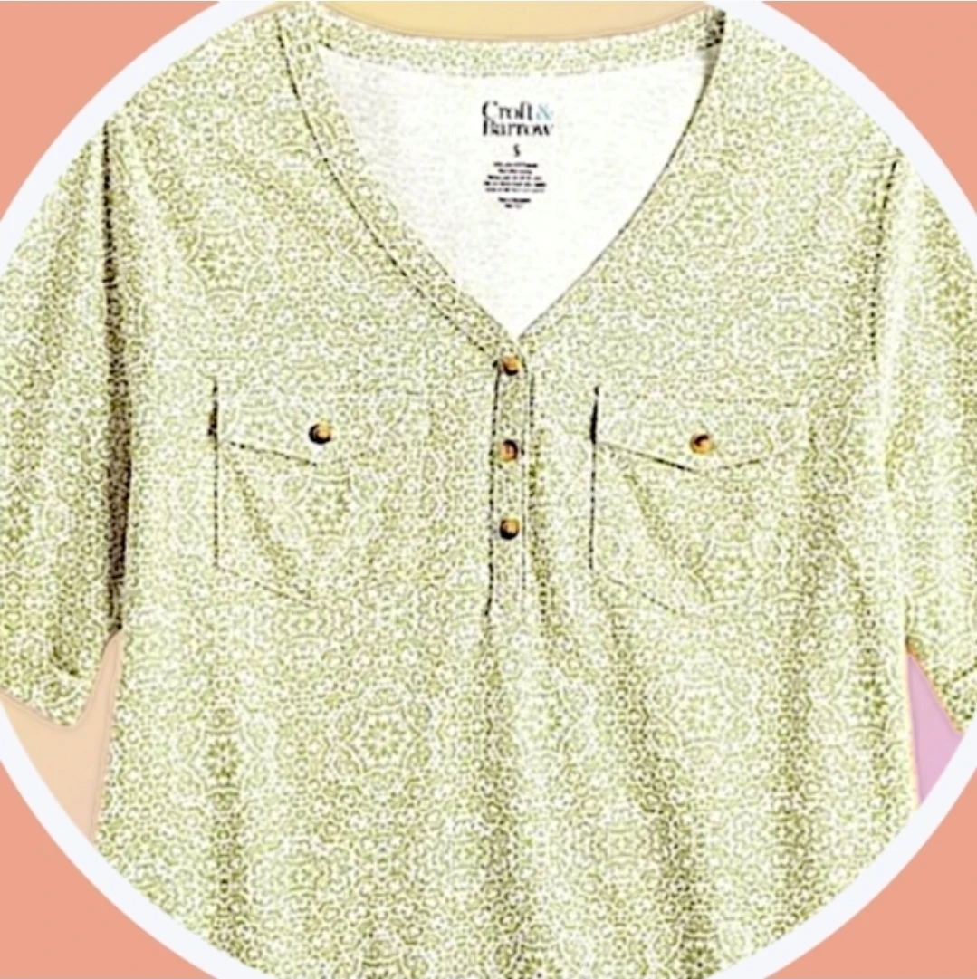 NWT XL & XXL Elbow Sleeve Utility Henley Top 🏆 - photo 4